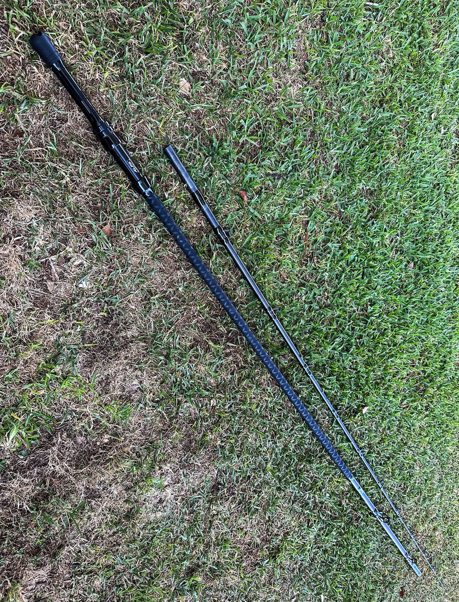 shimano aerowave graphite 13' surf rod 13' Distance Surf Fishing / Slidebaiting Ulua Style Heaver Rod *Built – Terra Firma Tackle