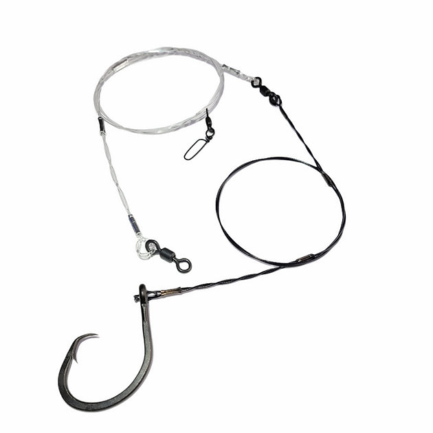 Apex Onshore Heavy Duty 45' LBSF Leader w/ 24/0 Hook for Shark Fishing –  Terra Firma Tackle