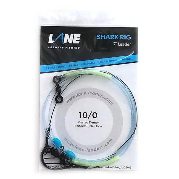  OROOTL Fishing Shark Rigs, 3Pcs Surf Fishing Leaders with  Shark Hooks Saltwater Fishing Wire Leader with Stainless Steel Hook Deep  Sea Big Game Leader Rigs for Shark Tuna Halibut 
