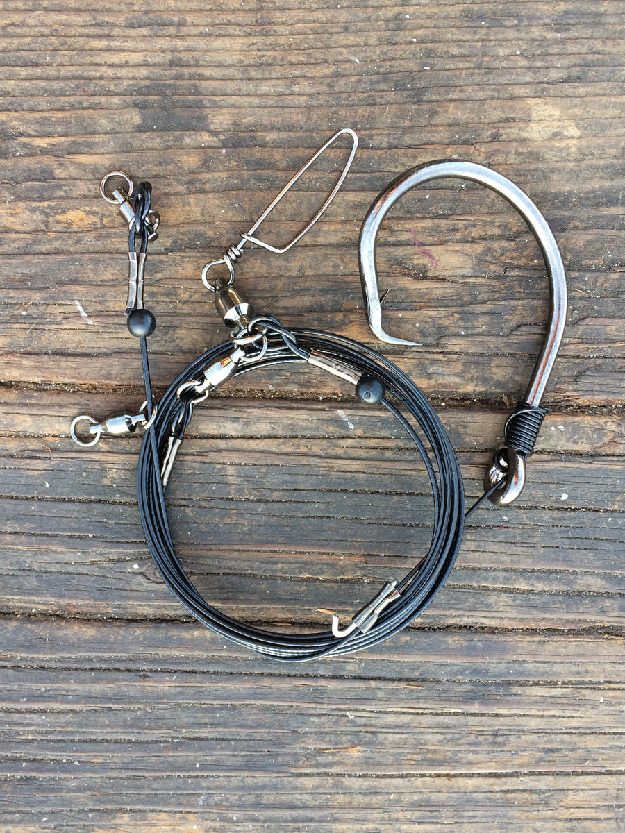 Big Bait Casting Shark Fishing Rig (IRS Rig) – 600lb Cable and 210lb T ...