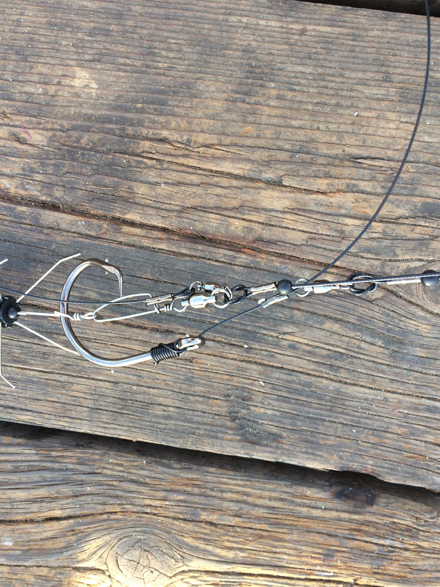 Big Bait Casting Shark Fishing Rig (IRS Rig) – 600lb Cable and 210lb T ...