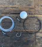 "The Basics" - LBSF Shark Fishing Float Rig Kit (Kayak Deployed)  - 40' 600lb Mono and 12' 800lb Cable